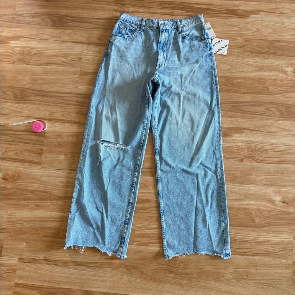 NWT Awesome Mother High Waisted Spinner Zip Sneak Chew in We Bounced - Size 31 - Picture 2 of 15